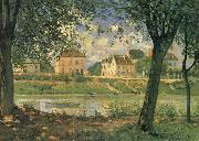 Alfred Sisley Villeneuve la Garenne on the Seine oil painting picture wholesale